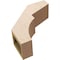 Ekena Millwork 5-inch W x 14-inch D x 14-inch H Monterey Rough Cedar Woodgrain TimberThane Knee Brace, Primed BRCUR05X14X14MONRCPR - alternate 5